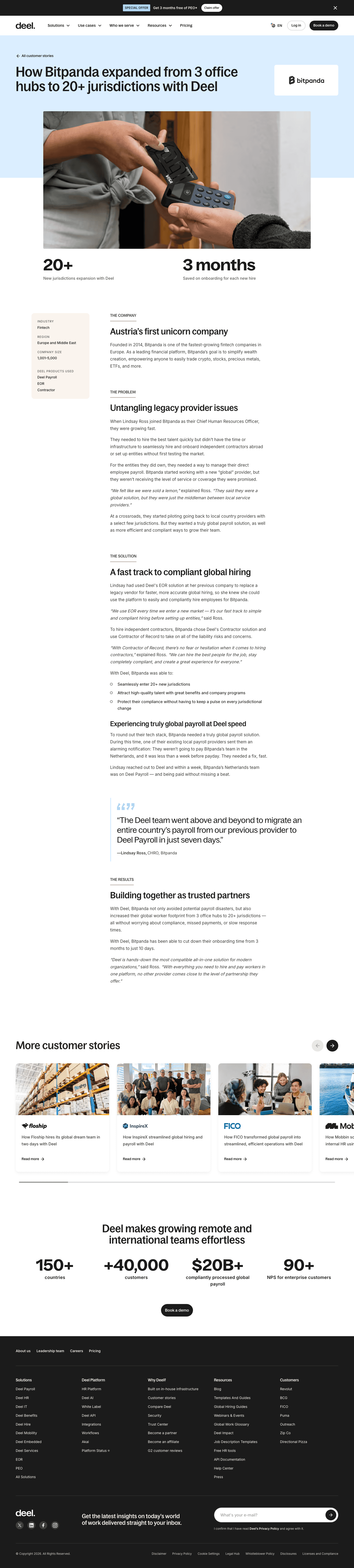 deel.com/case-studies/bitpanda, the whole page the ad lands on