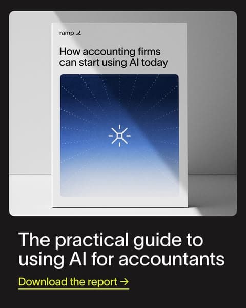 Ramp's guide for accountants, 154 days and still live: the product is not on the card