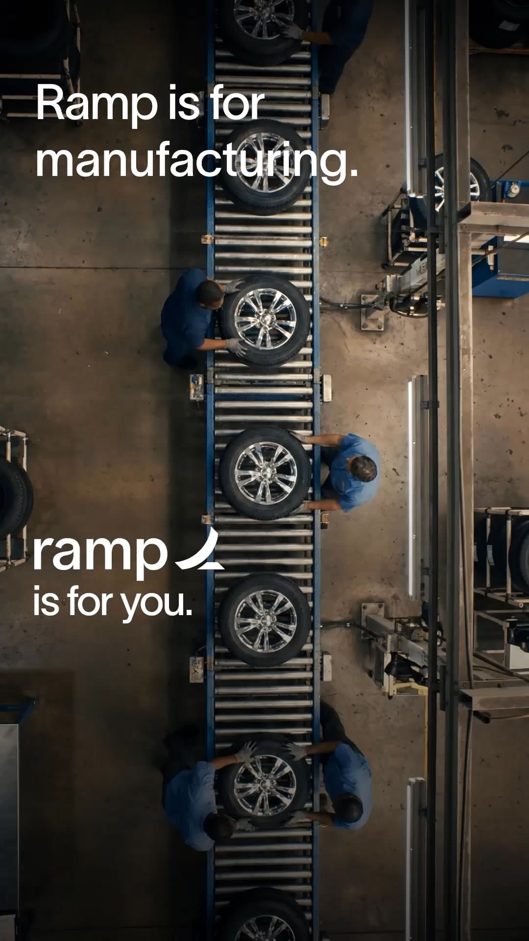 Ramp is for manufacturing: one template, one vertical per ad