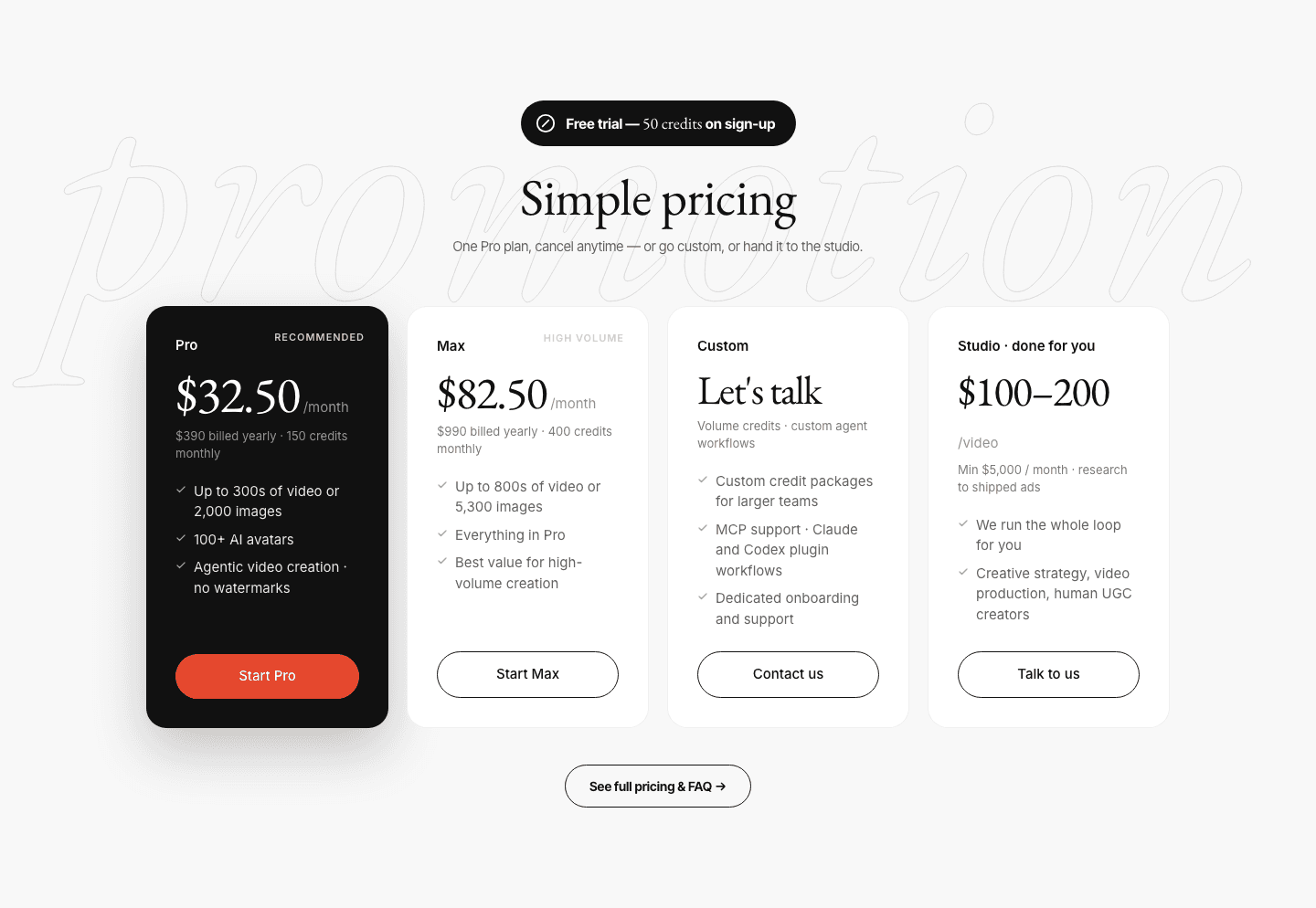 AdAnt AI Pricing