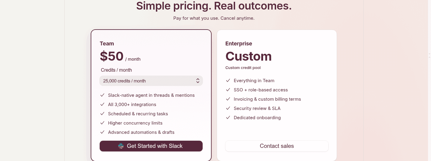 Scarlett. Pricing