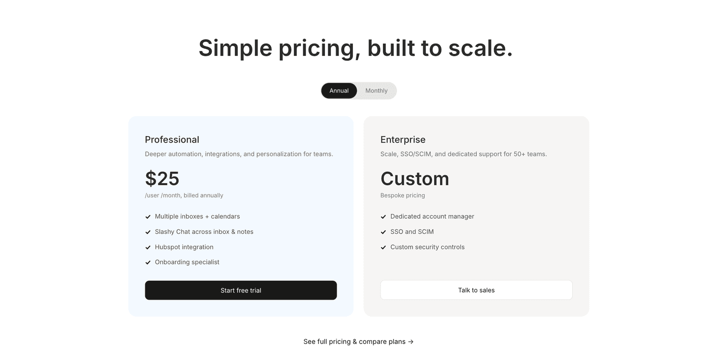 Slashy Pricing