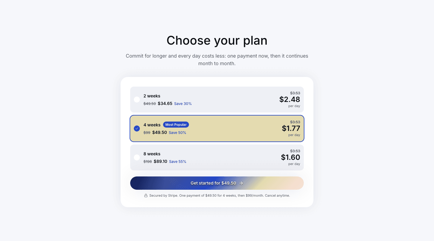 Wisry Pricing
