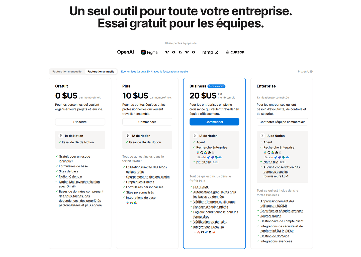 Notion Pricing