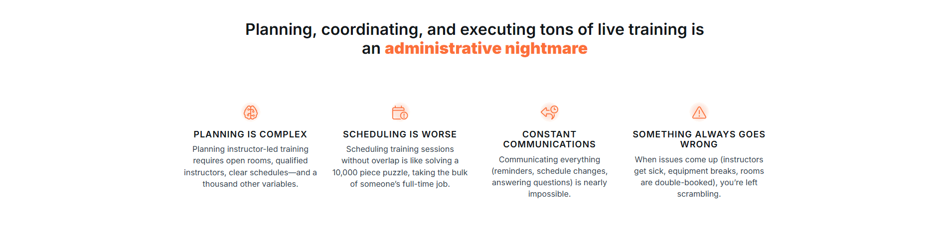 Problem section example from Zendesk