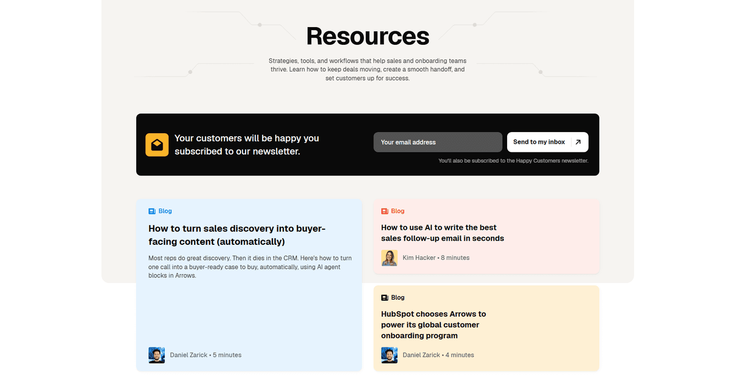 Arrows Resources