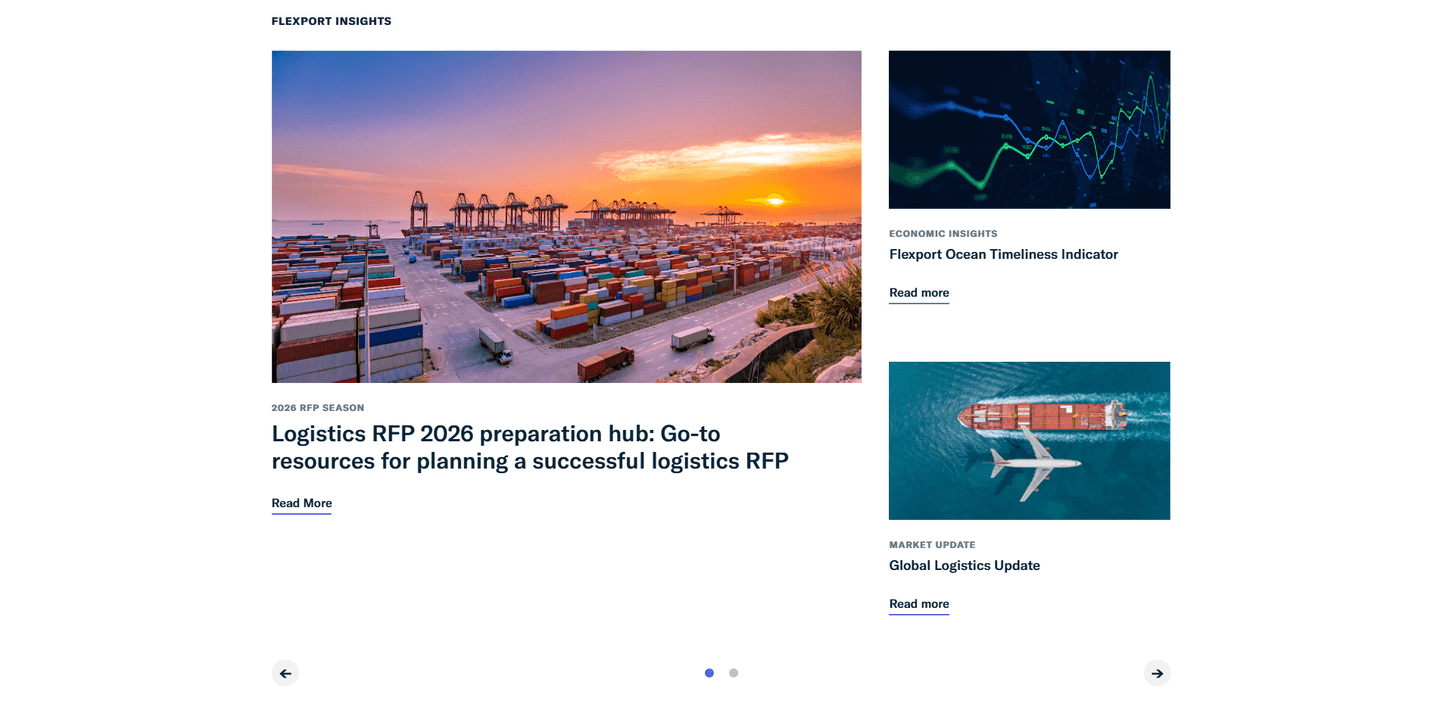 Flexport resources section