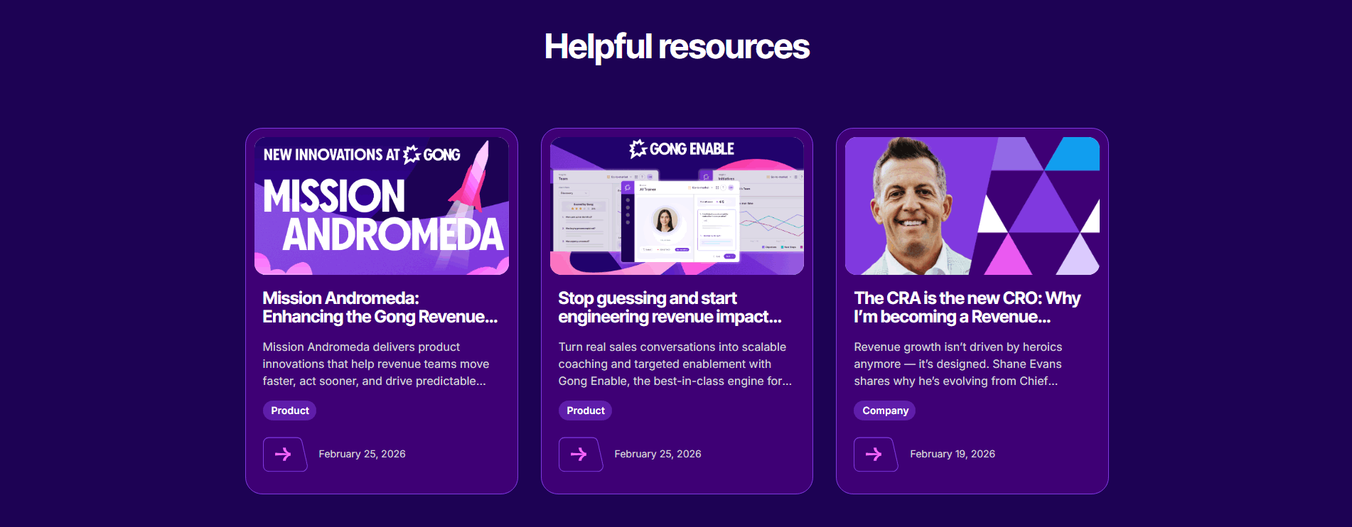 Gong Resources