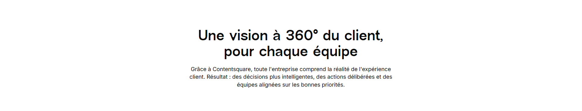 Contentsquare Value Proposition