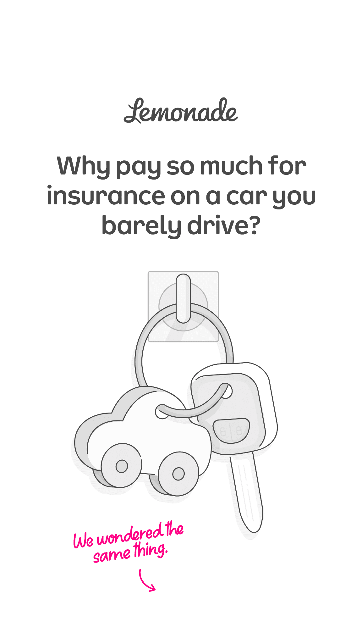 Lemonade: why pay so much for insurance on a car you barely drive? We wondered the same thing