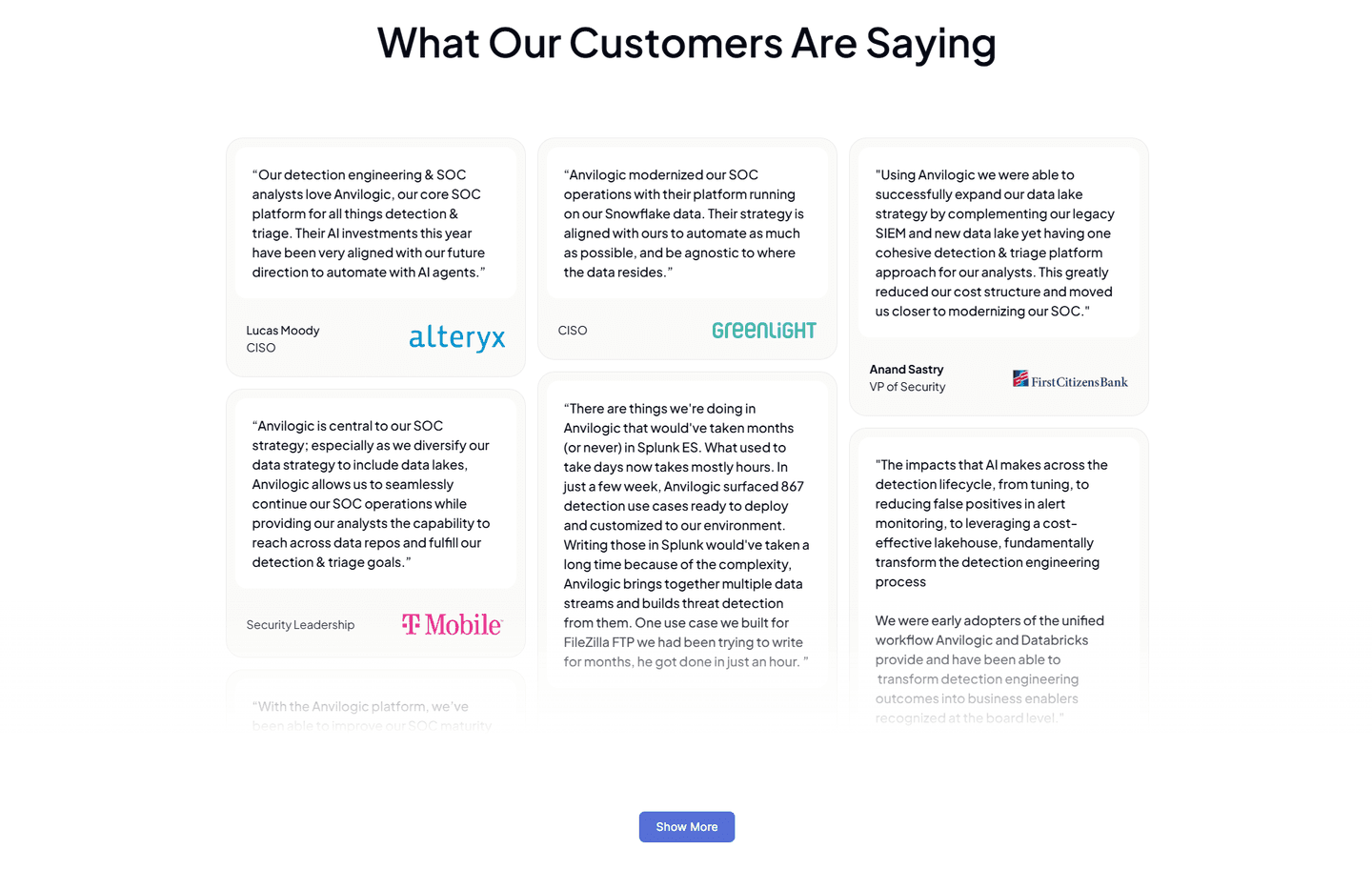 Anvilogic Testimonial