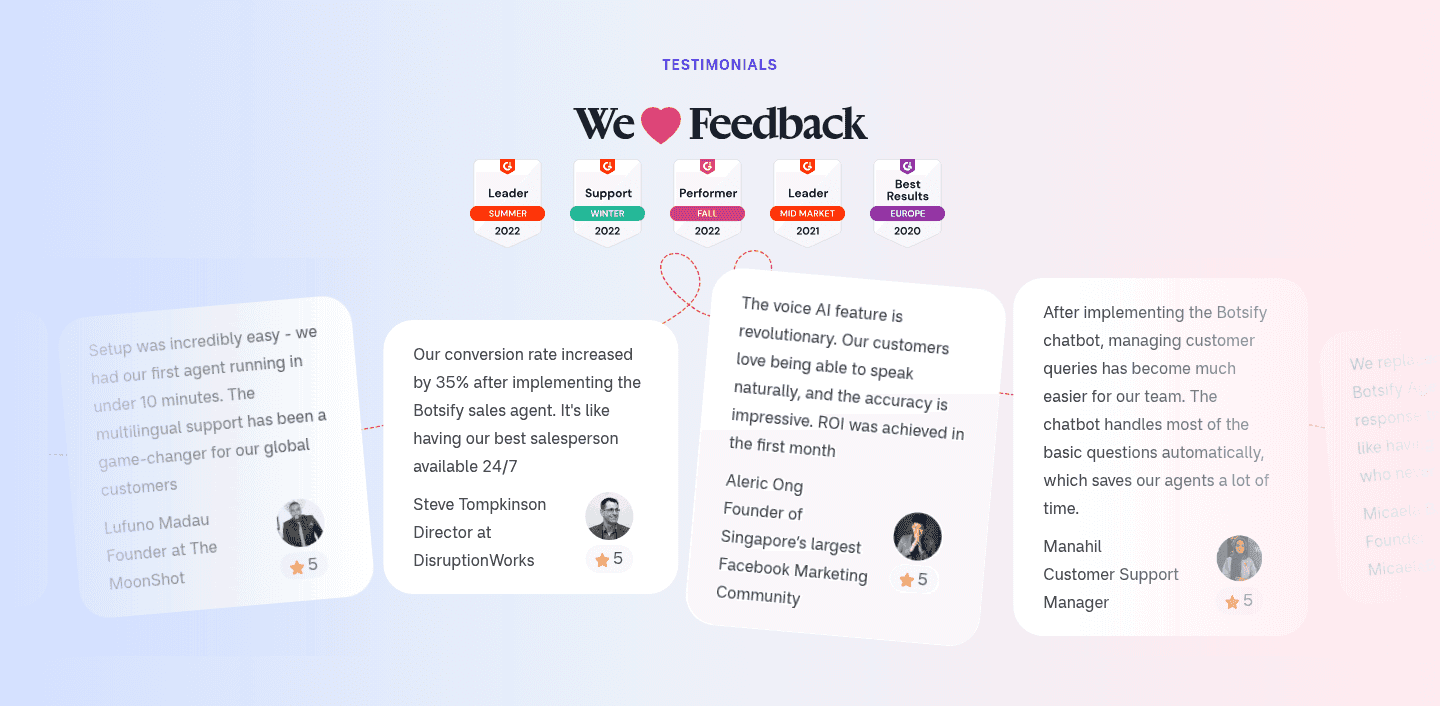 Botsify Testimonial