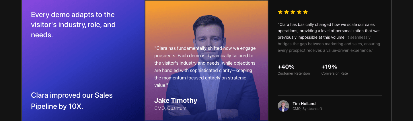 Clara AI SDR Testimonial