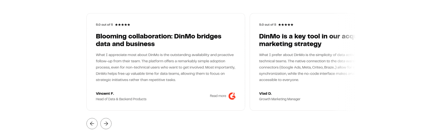 DinMo Testimonial
