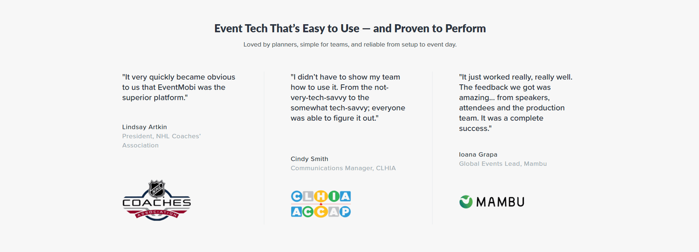 Eventmobi Testimonial