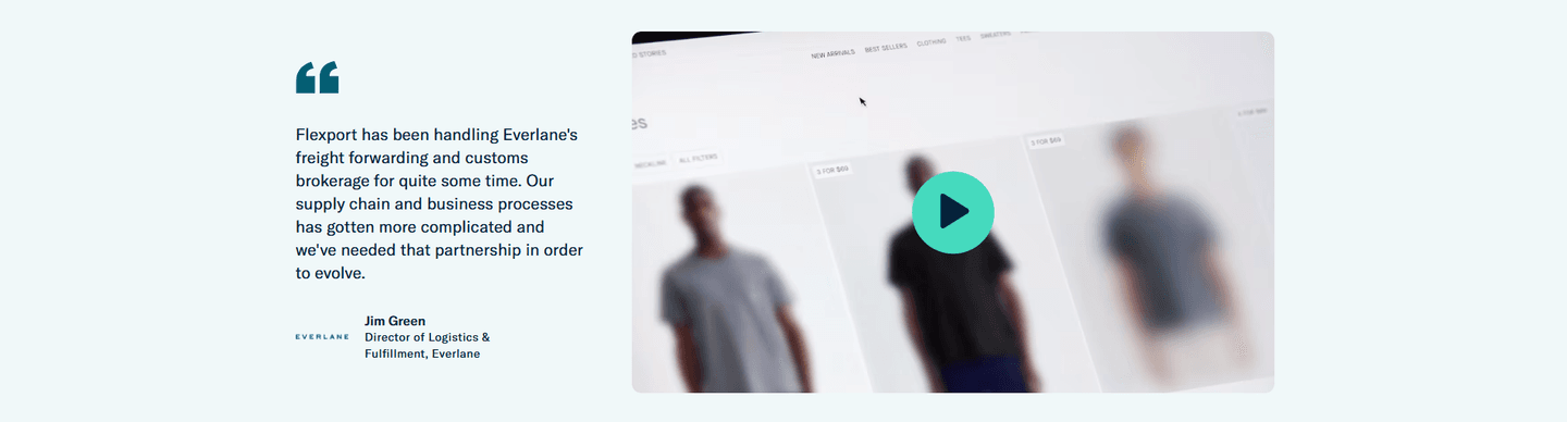 Flexport Testimonial