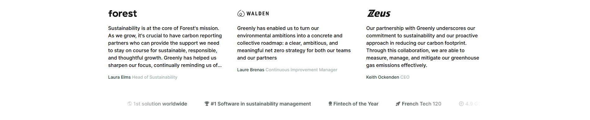 Greenly Testimonial