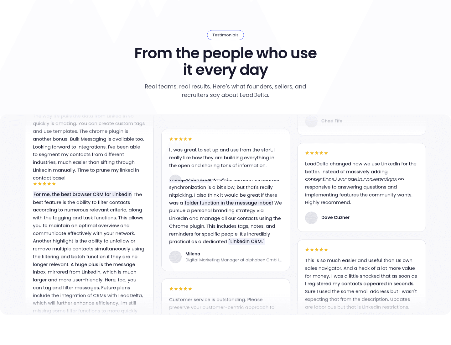 Leaddelta Testimonial