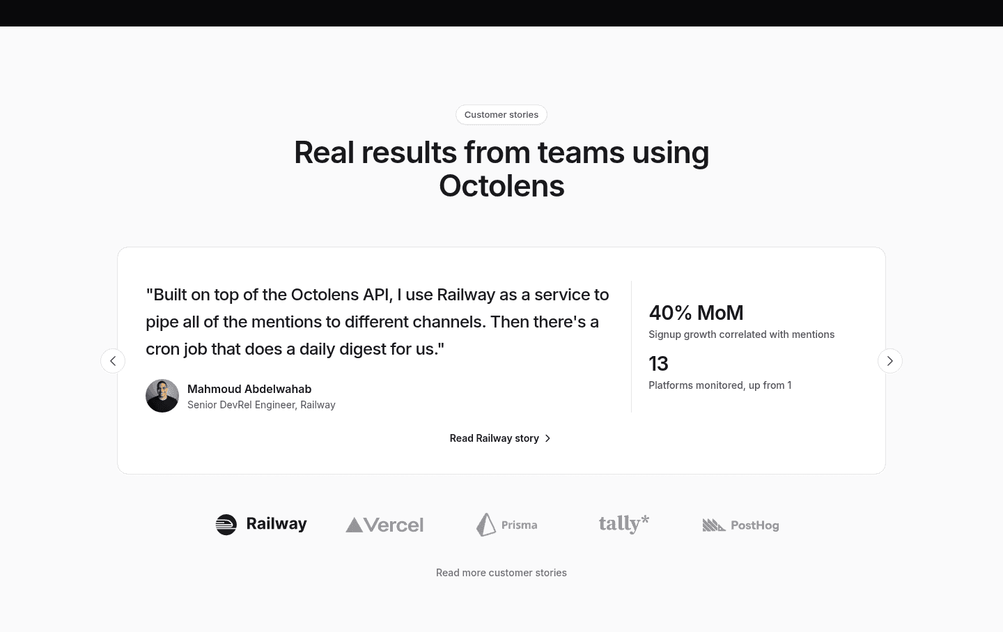 Octolens Testimonial