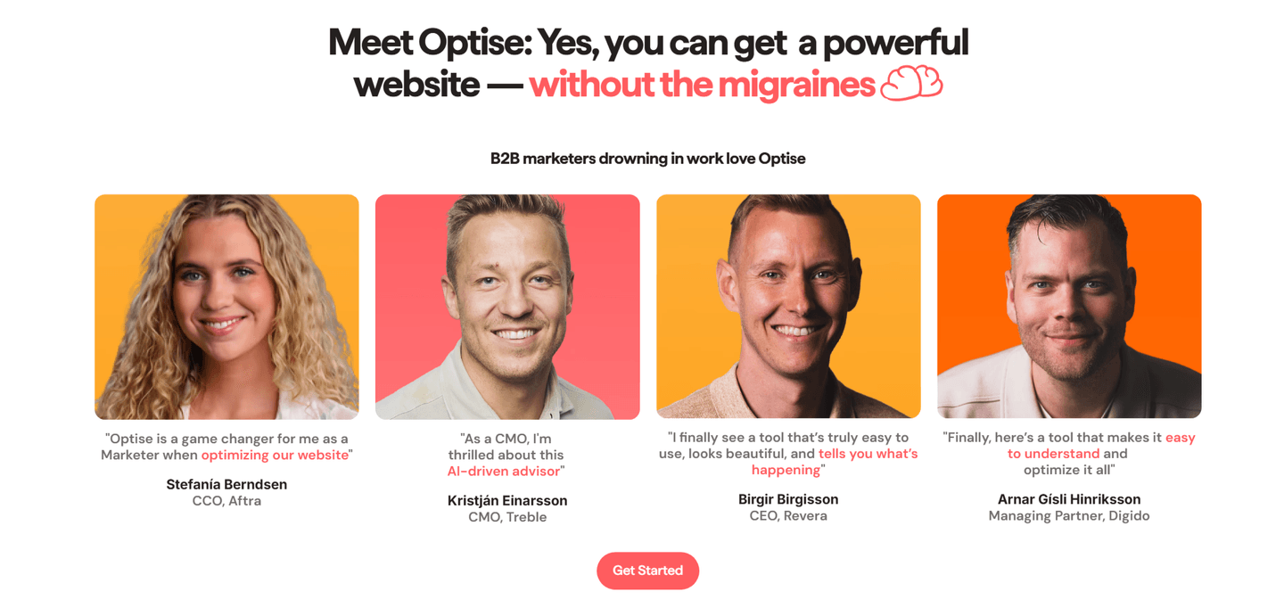 Optise Testimonial