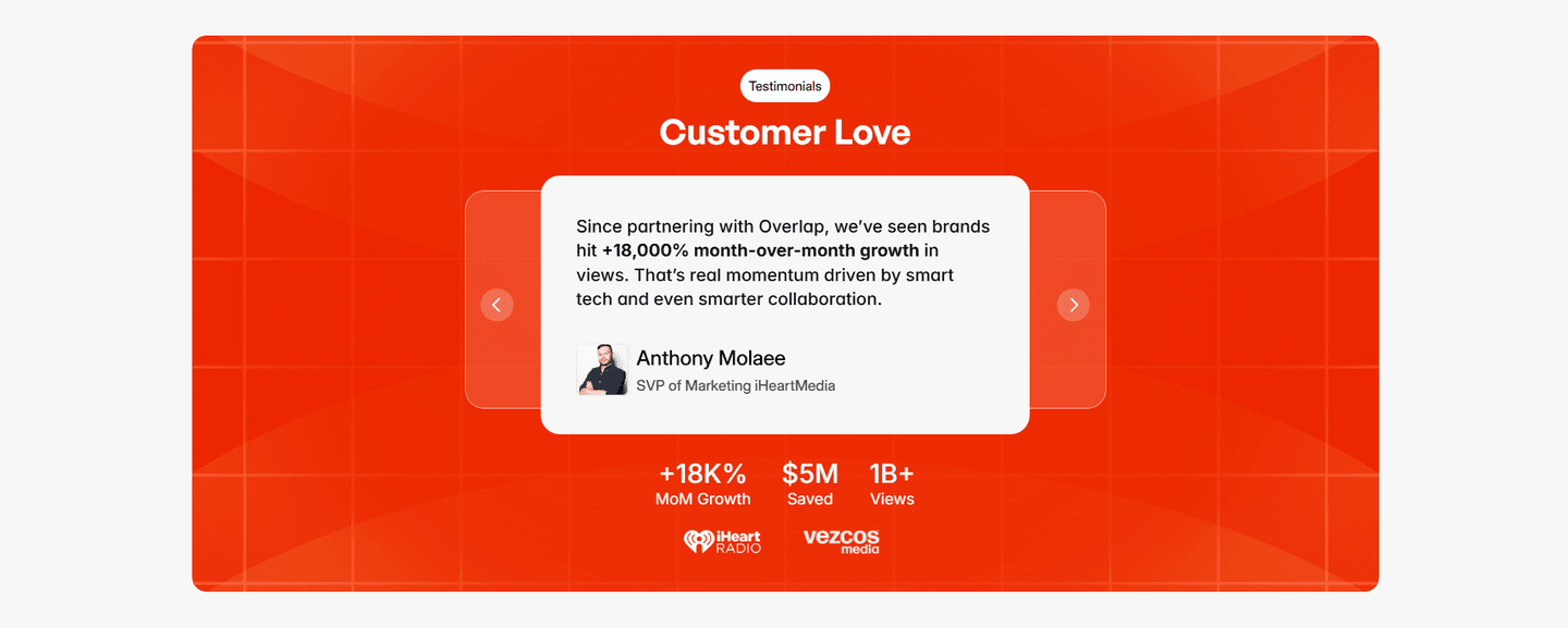 Overlap Testimonial