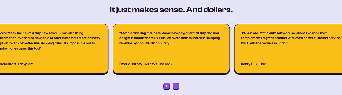 Pretty Damn Quick Testimonial