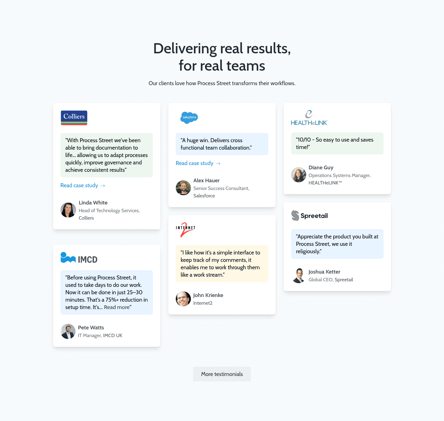 Process Testimonial