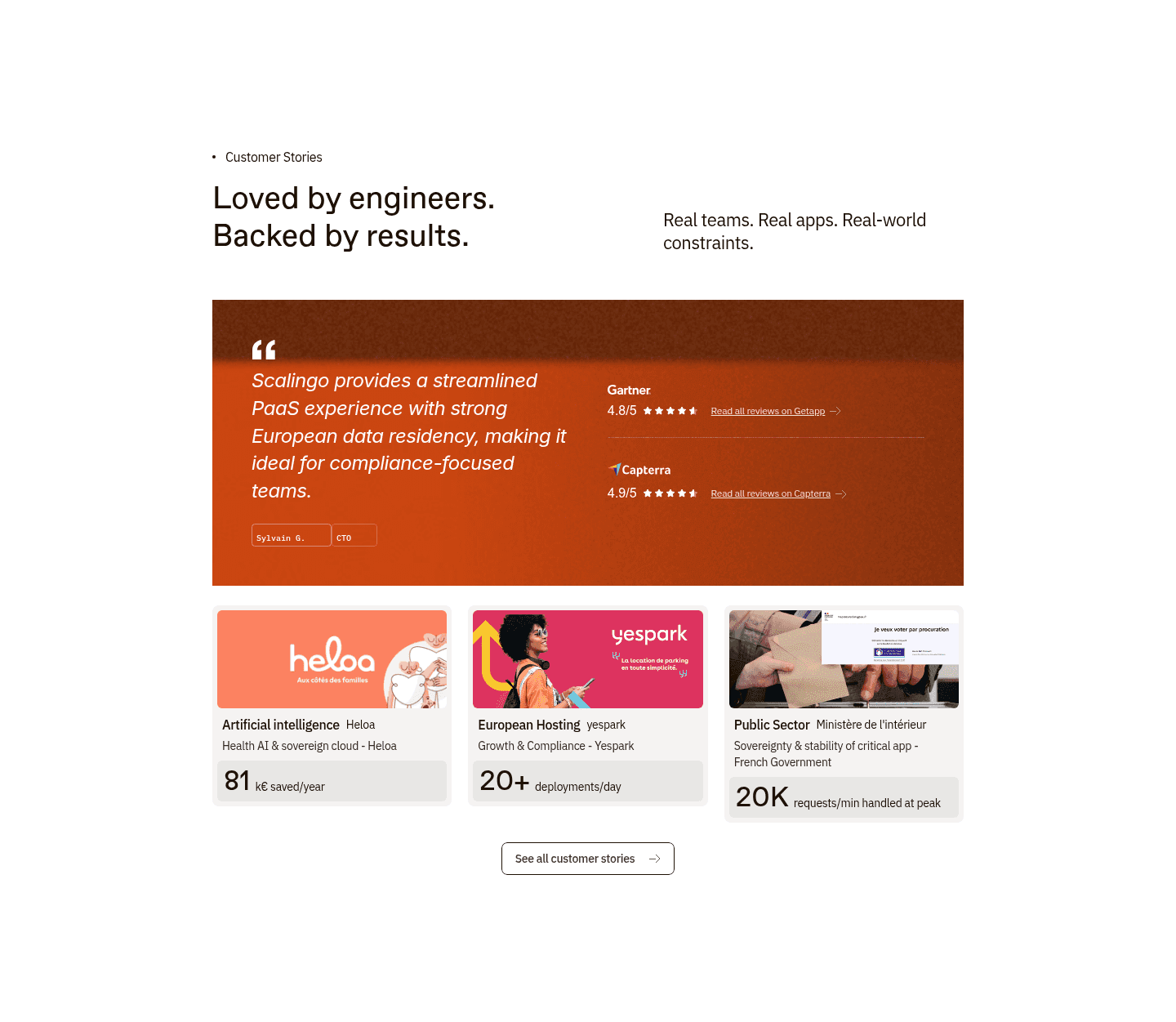 Scalingo Testimonial
