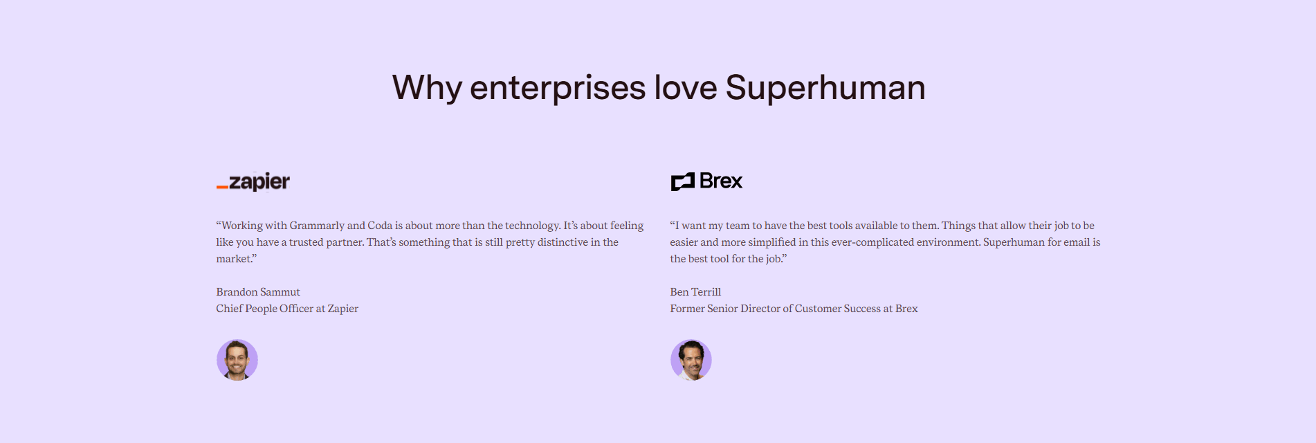Superhuman Testimonial