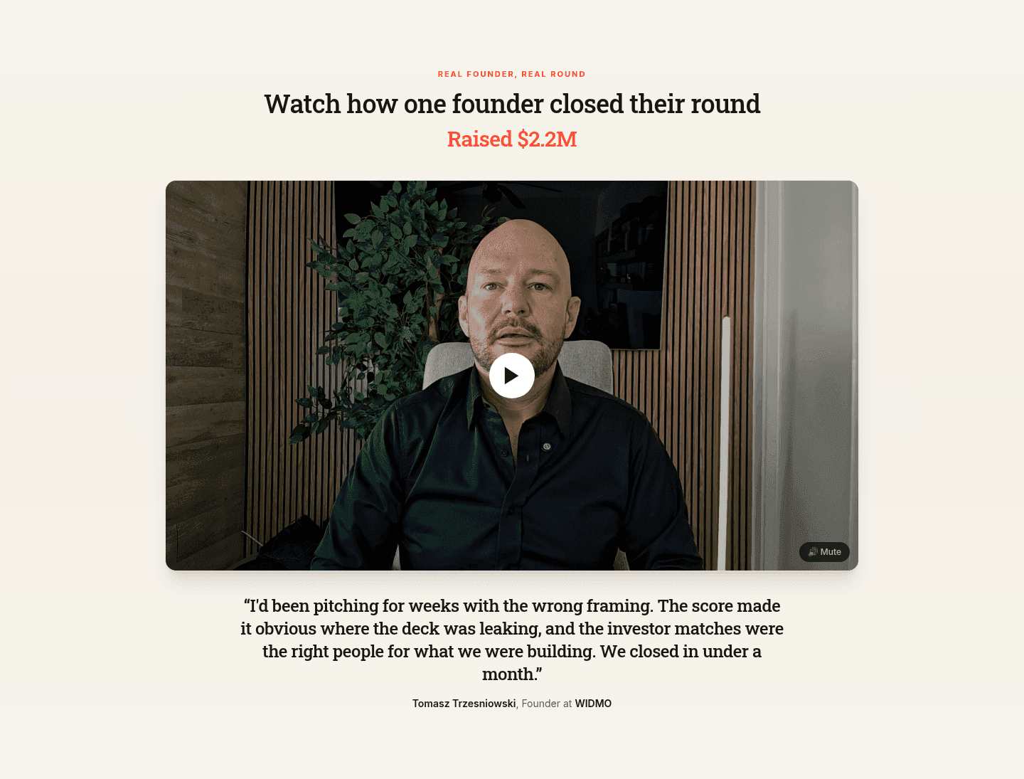 VC Boom Testimonial