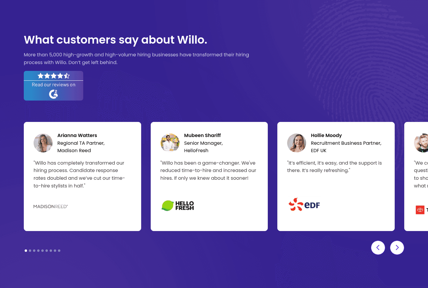 Willo Testimonial