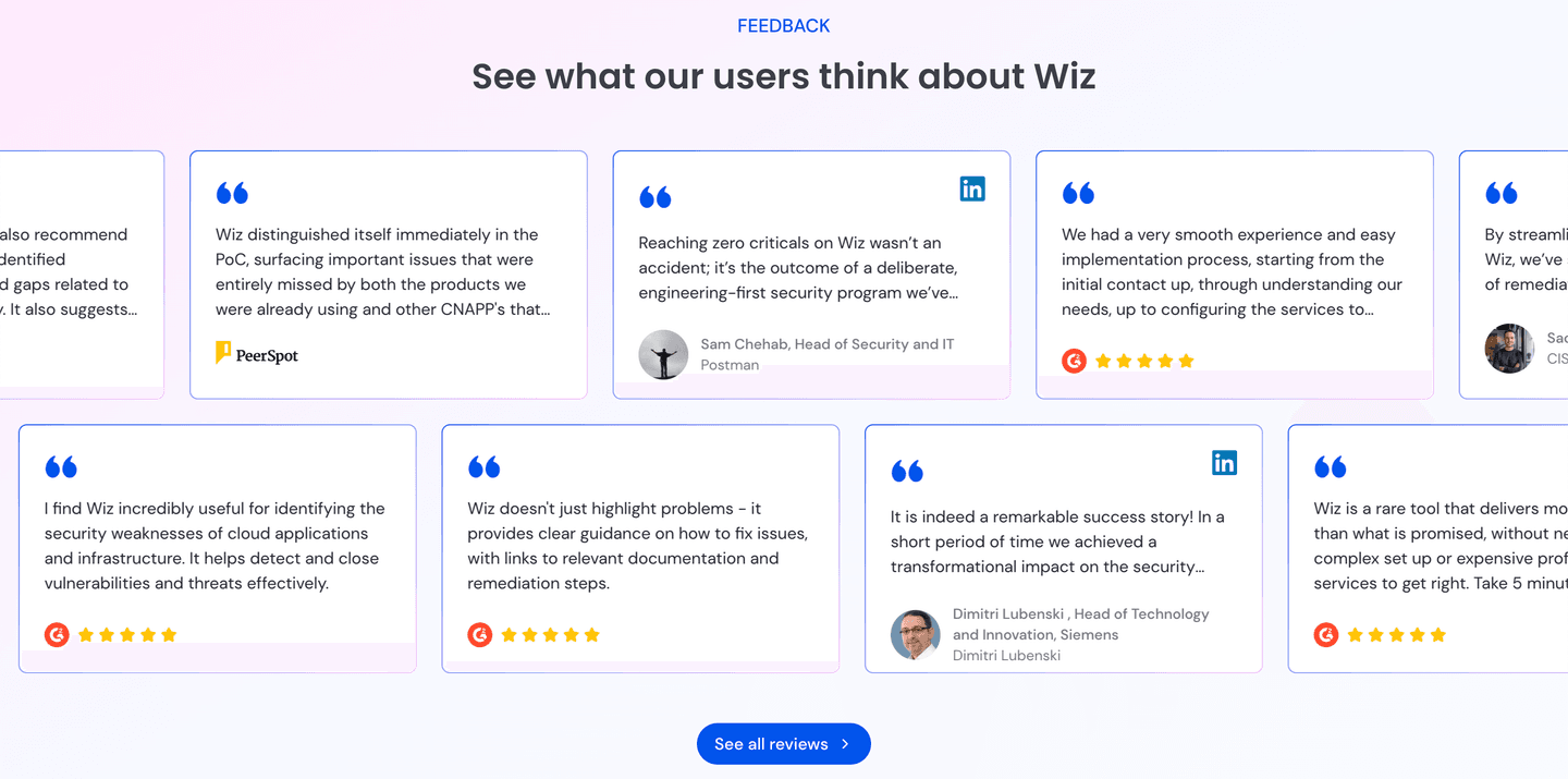 Wiz Testimonial