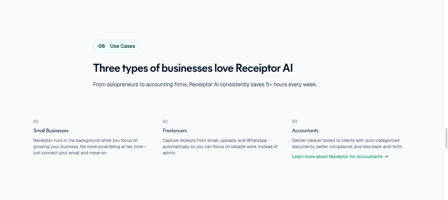 Agent Mode by Receiptor AI Use Cases