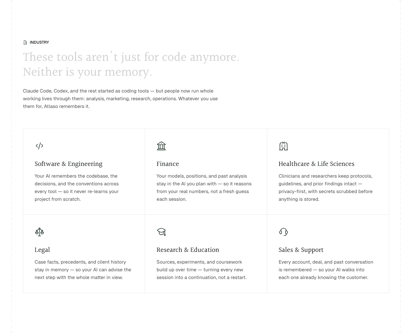 Atlaso Use Cases