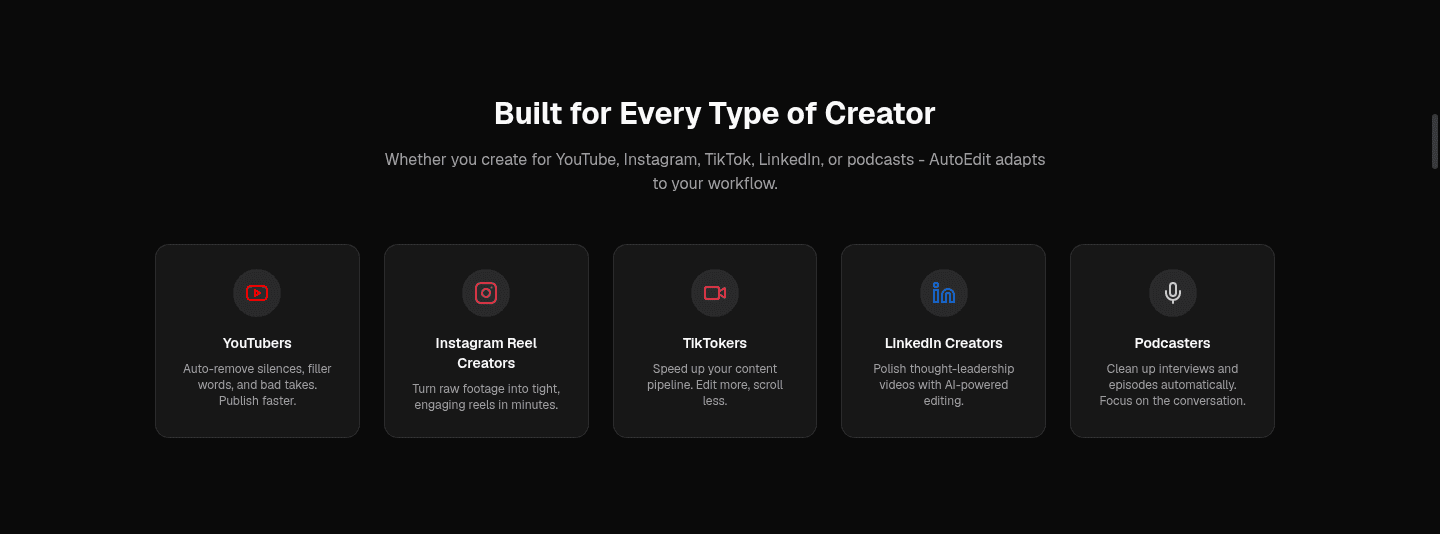 AutoEdit Use Cases