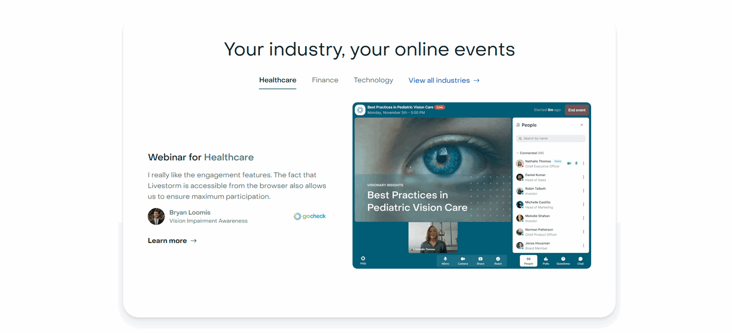 Livestorm Use Cases