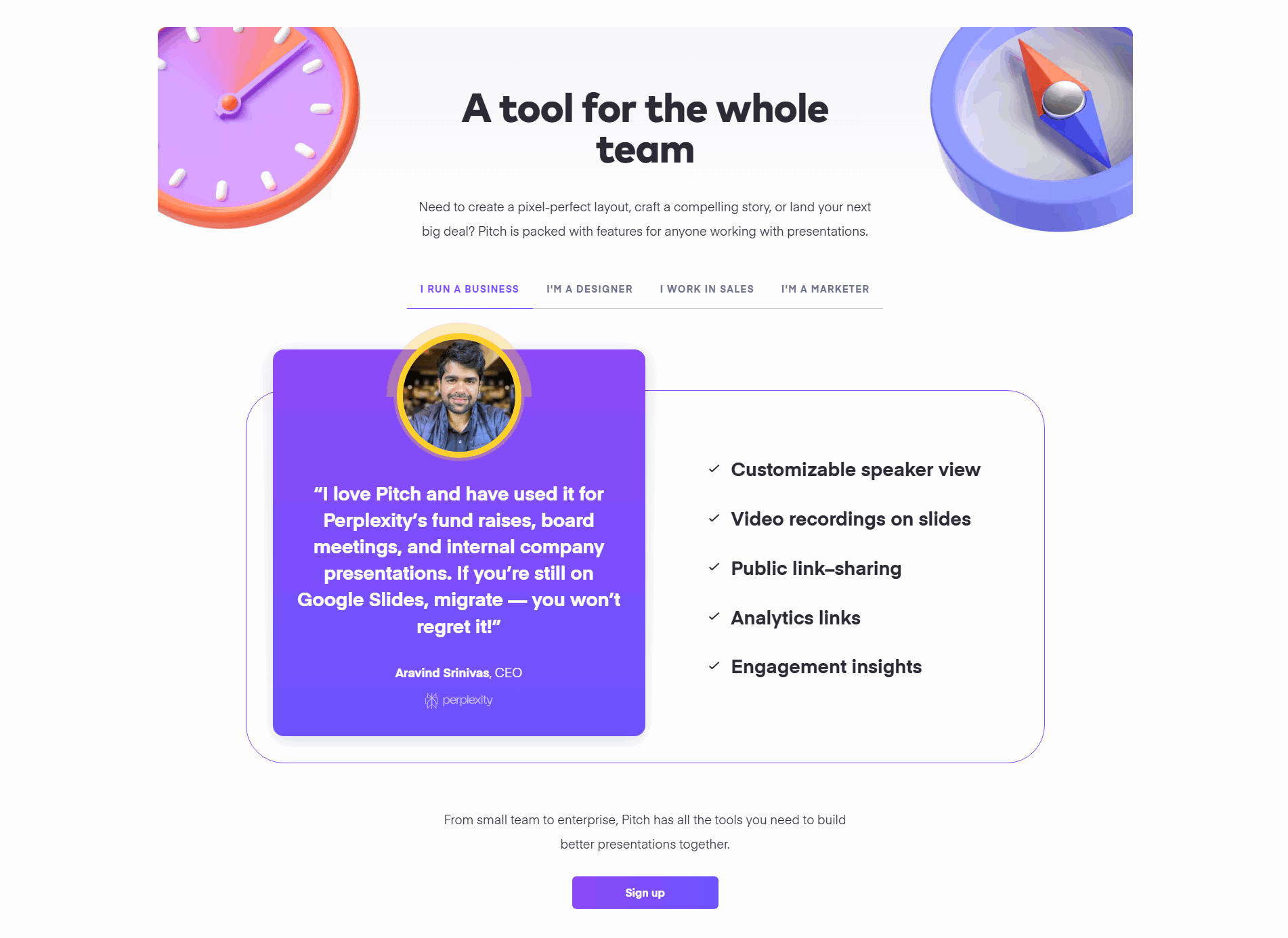 Pitch Use Cases