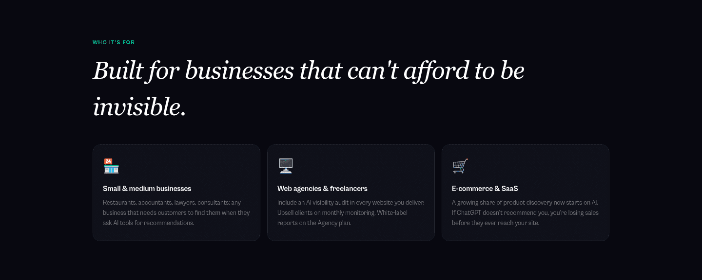 VisibAI Use Cases