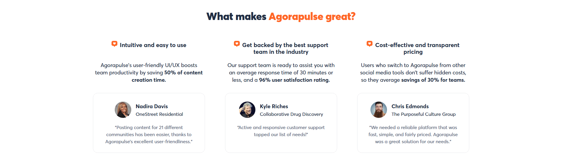 Agorapulse Value Proposition