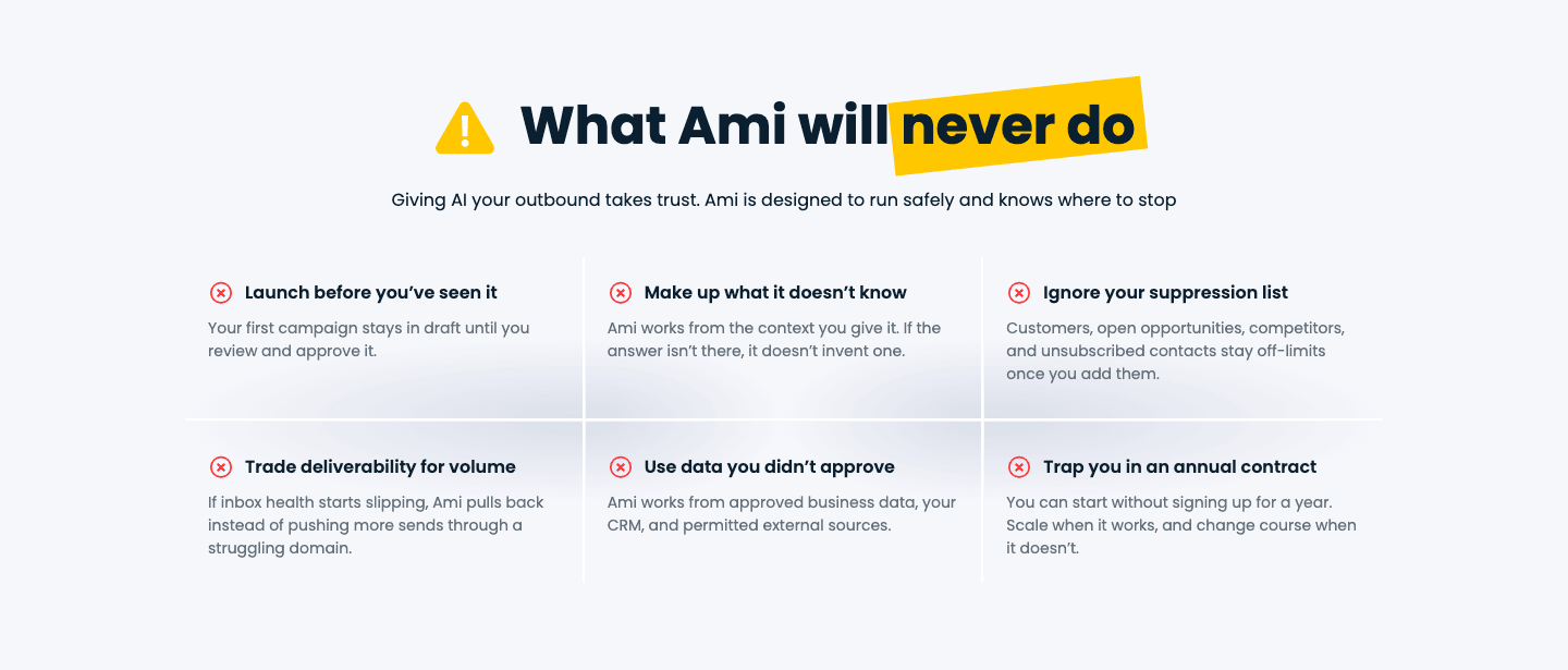Ami AI Value Proposition