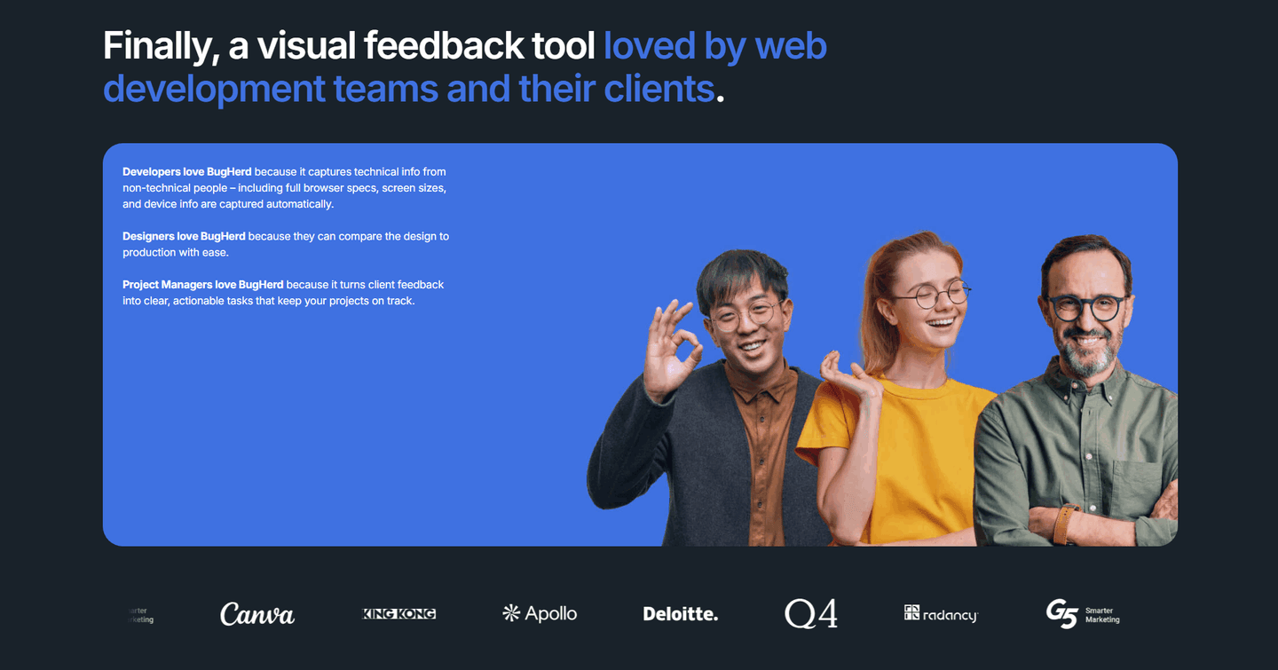 Bugherd Value Proposition