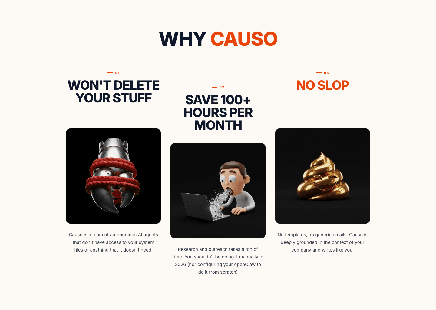 Causo for Fundraising Value Proposition