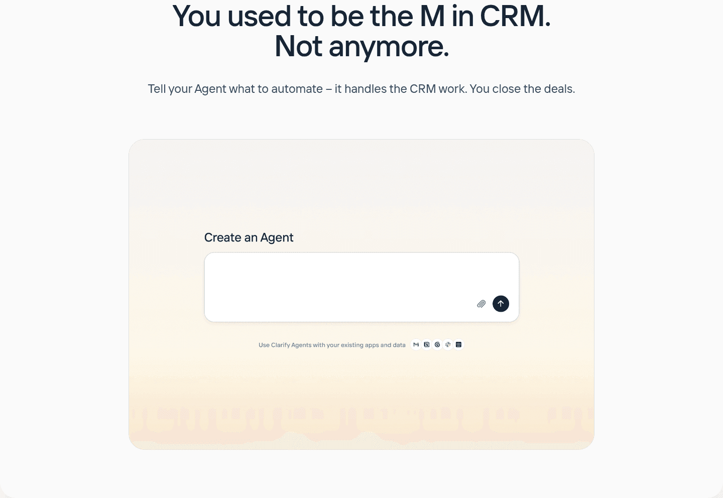 Customer Relationship Agents by Clarify Value Proposition
