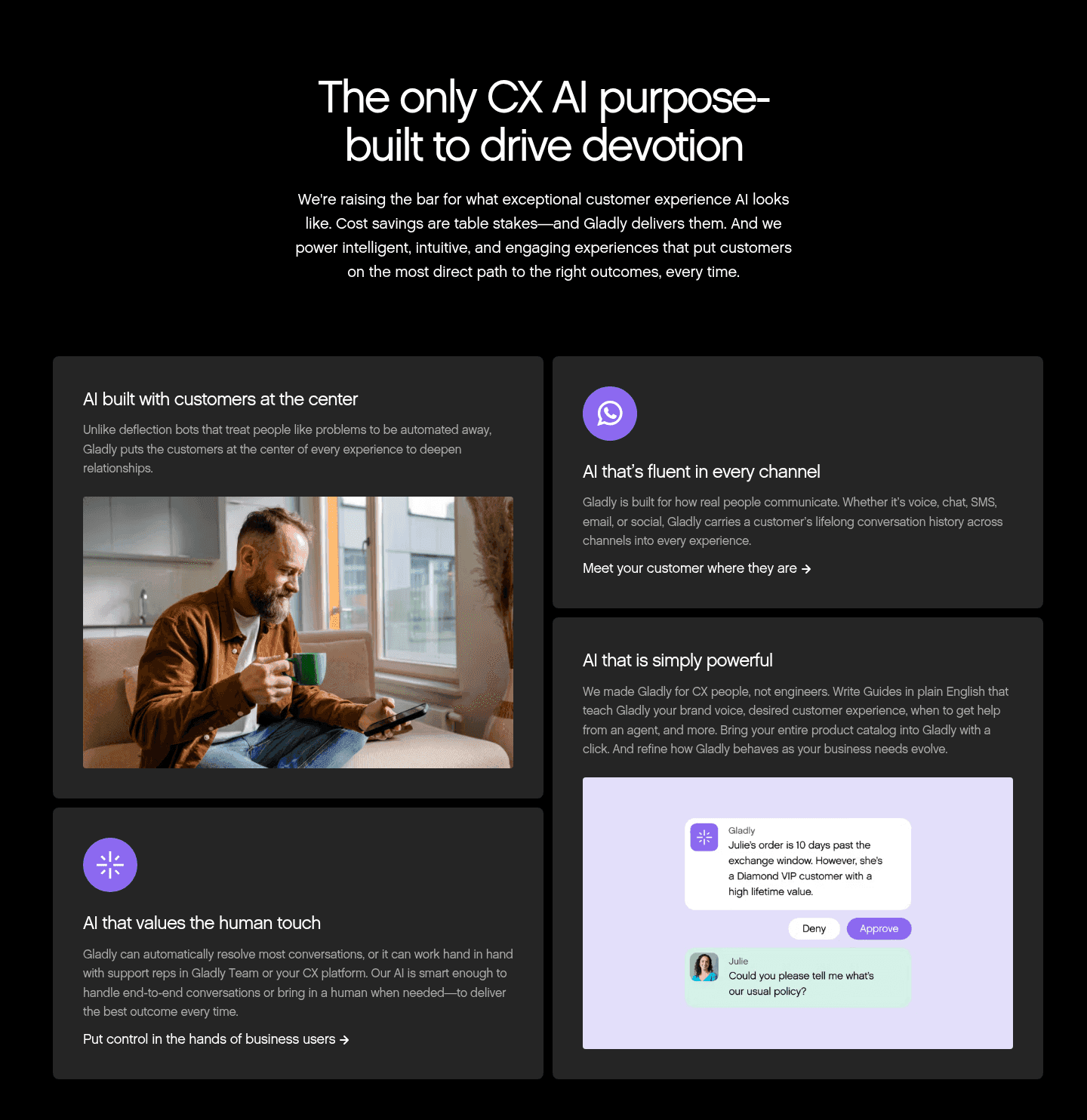 Gladly Value Proposition