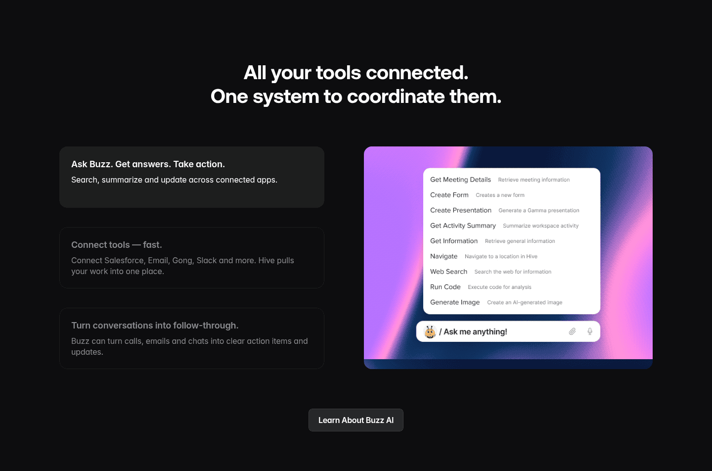 Hive Value Proposition
