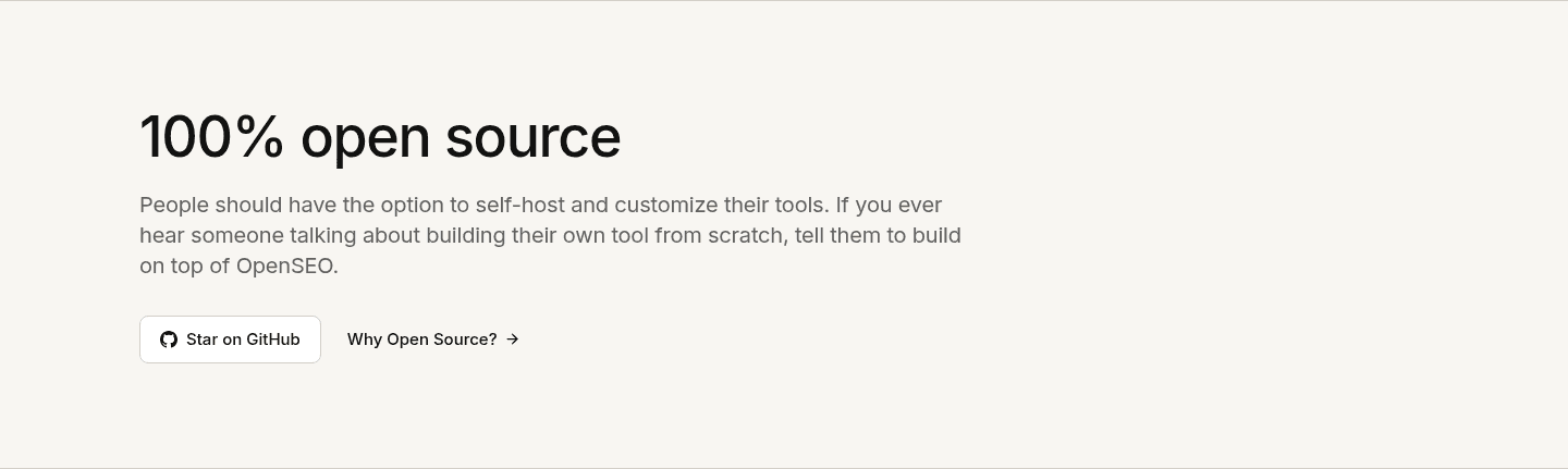 OpenSEO Value Proposition