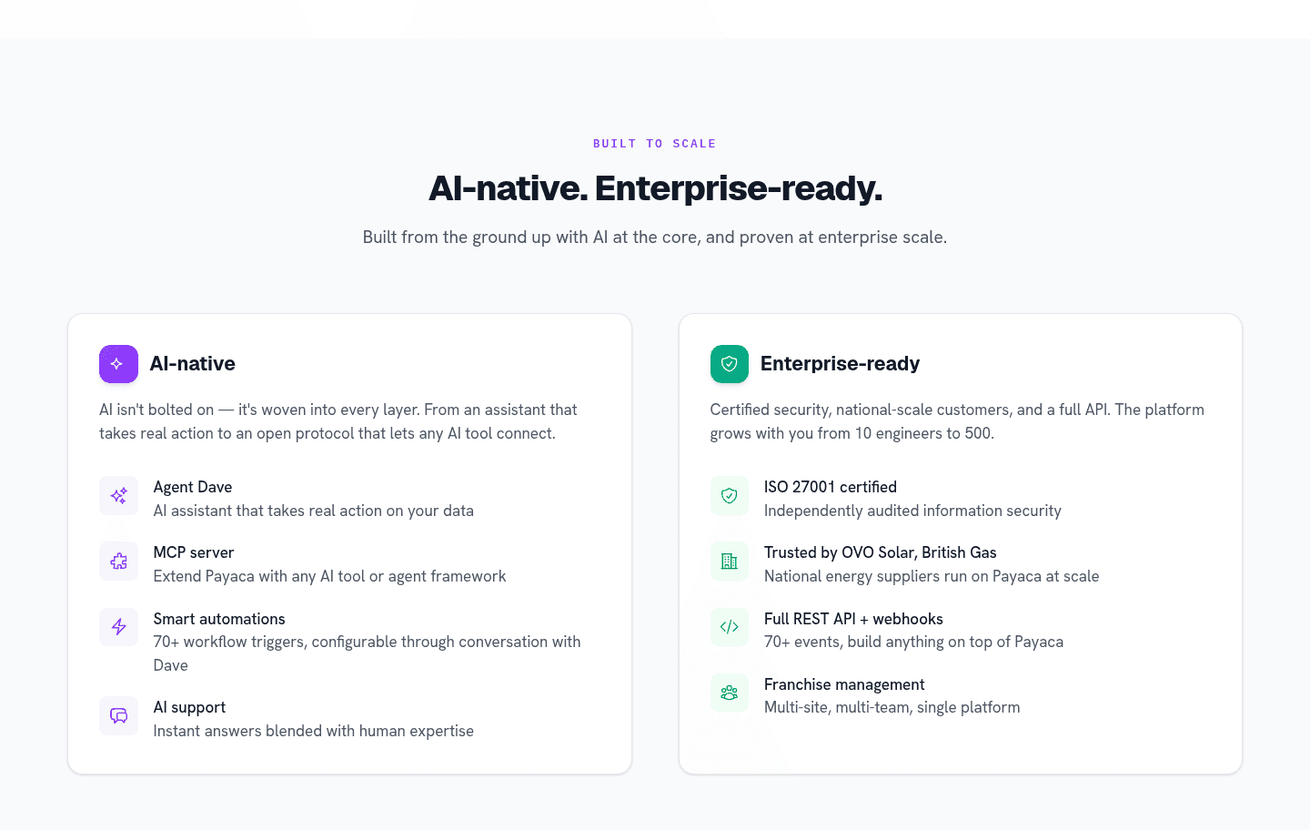 Payaca Value Proposition