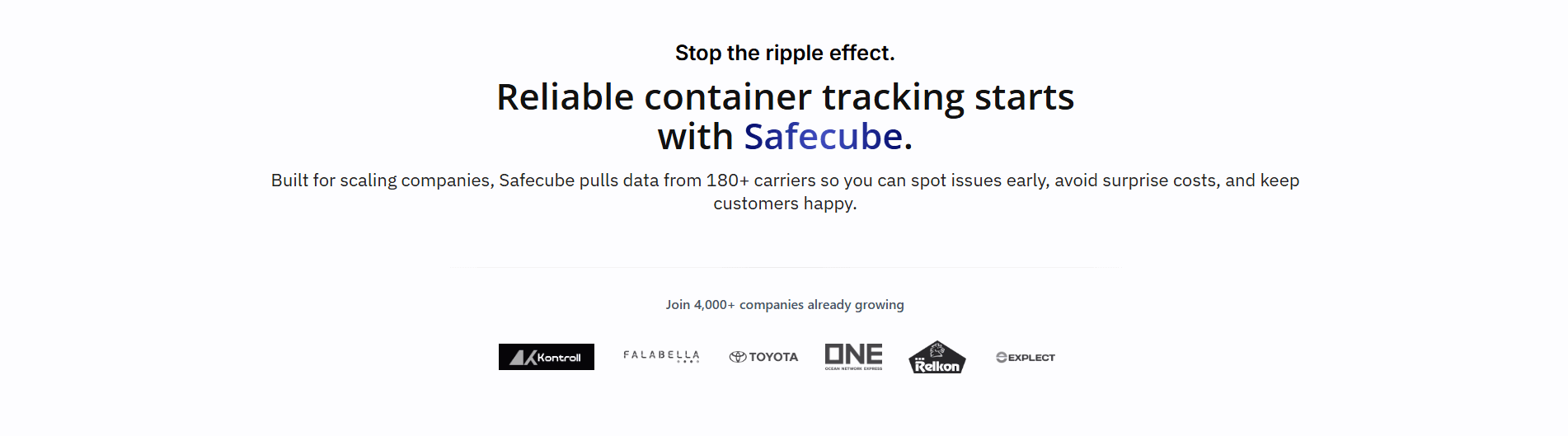 Safecube Value Proposition