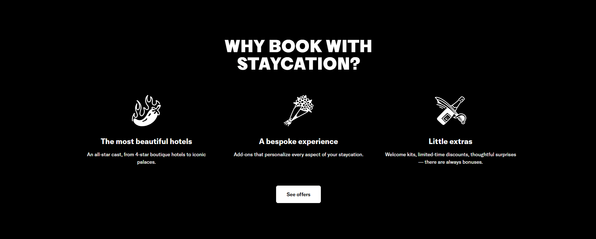 Staycation Value Proposition