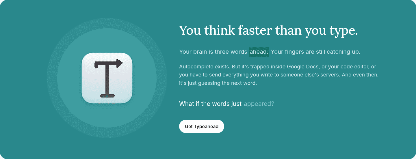 Typeahead 2.0 Value Proposition